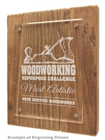 Reclaimed Wood Plaque (Customizable)