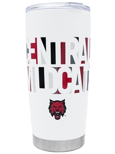 Central Wildcats White Tumbler