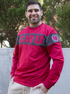 CWU Crimson Crew Neck Sweatshirt