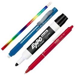 Pens, Pencils & Erasers