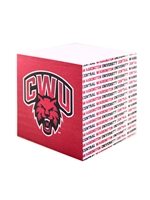 CWU Post-It Sticky Notes Cube