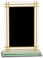 Contemporary Glass Award Full Border (Customizable)