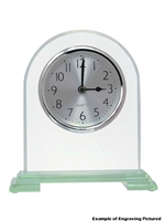 Arch Glass Clock (Customizable)