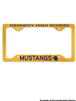 License Plate Frame (Customizable)