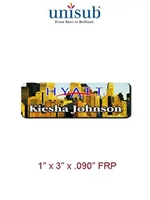 SUB NAME TAG 3X1 MATTE