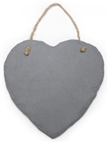 Hanging Slate Heart