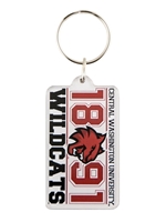 CWU Wildcats Keychain