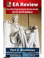 PASSKEY LEARNING SYSTEMS, EA REVIEW PART 2, BUSINESSES: ENROLLED AGENT EXAM STUDY GUIDE 2018-2019 EDITION (SOFTCOVER) PAPERBACK  APRIL 1, 2018