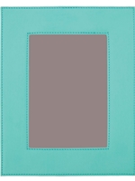 Teal Leatherette Frame (Customizable)