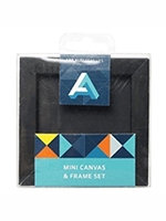 Mini Canvas & Frame Set -- Black