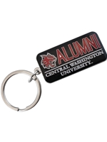 CWU Alumni Brass Keychain