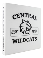 1" Central Wildcats Est. 1891 Binder