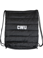 CWU Puffer Drawstring Cinch Pack