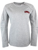 Ladies Gray Crew Neck Crim/CWU