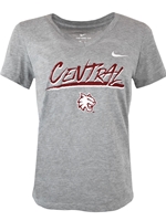 Nike Ladies Central Gray V-Neck