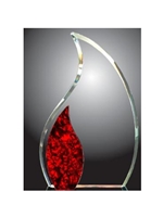 Pearl Double Flame Award (Customizable)