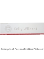 Beveled Name Plate RED Hue