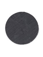 Round Black Slate Coaster (Customizable)