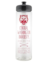 25oz Clear CWU Waterbottle