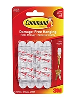 Scotch Command Mini Clips 6pk