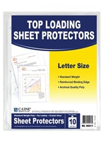 Top Loading Clear Sheet Protectors 10pk
