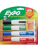 Expo Dry Erase Magnetic 4pk