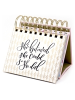 Writefully His Perpetual Desk Calendar