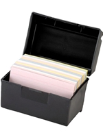 Index Card Filing Box -- 3 x 5