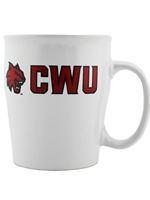 CWU 16oz White Ceramic Mug