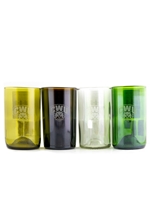 CWU 16oz Recycled Bottle Wine Glass