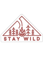 Stay Wild Fire Sticker