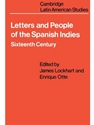 LETTERS+PEOPLE OF SPANISH INDIES