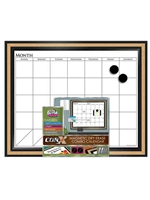 Framed Magnetic Dry Erase Combo Board -- 18" x 22"