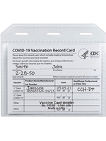 Vaccination Card Holder -- Single