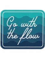 Go With The Flow Sticker