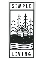 Simple Living Sticker