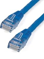 7ft CAT6 Ethernet Cable - StarTech.com - Blue Molded Gigabit