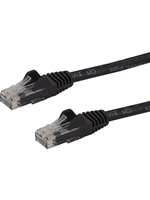 6ft CAT6 Ethernet Cable - StarTech.com  Black Snagless Gigabit