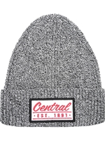 Central Black Marbled Beanie