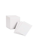 Half-Size Ruled Index Cards