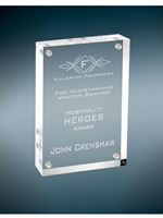 Clear Acrylic Frame/Award