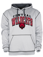 Wildcats Silver Poly Tech Hood