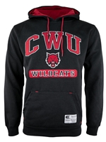 CWU Black Hooded Sweatshirt