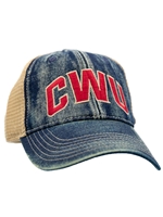 CWU Denim Old Favorite Trucker Hat