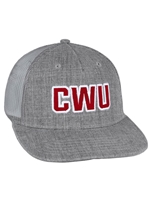 CWU Heather Gray Snap Back