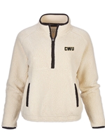 CWU Ladies Natural 1/2 Zip