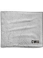 CWU Sherpa Frosty Gray Blanket