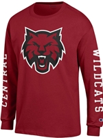 Champion Crimson Wildcats Long Sleeve Tee