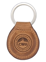 CWU Leather Keychain