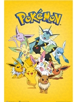 POSTER - POKEMON EVEE EVOLUTIONS